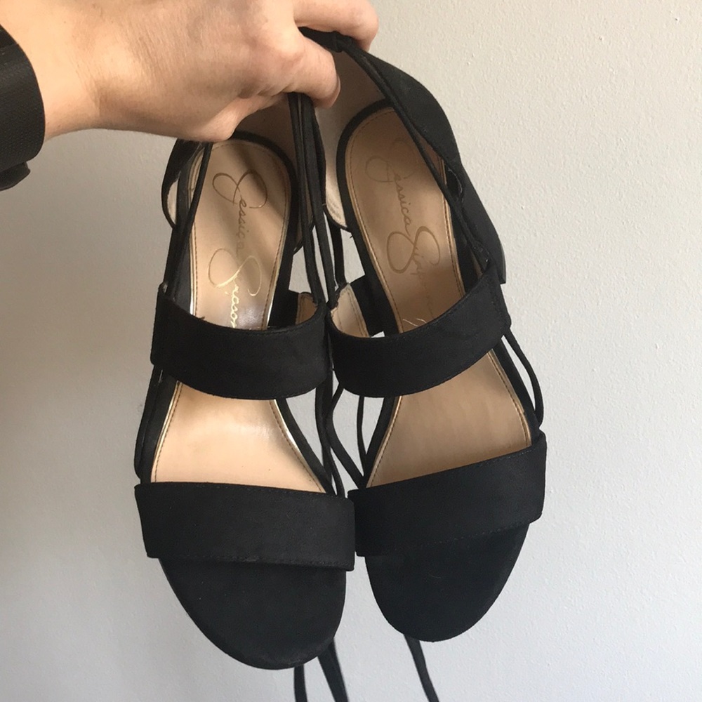 Jessica Simpson Black Heels